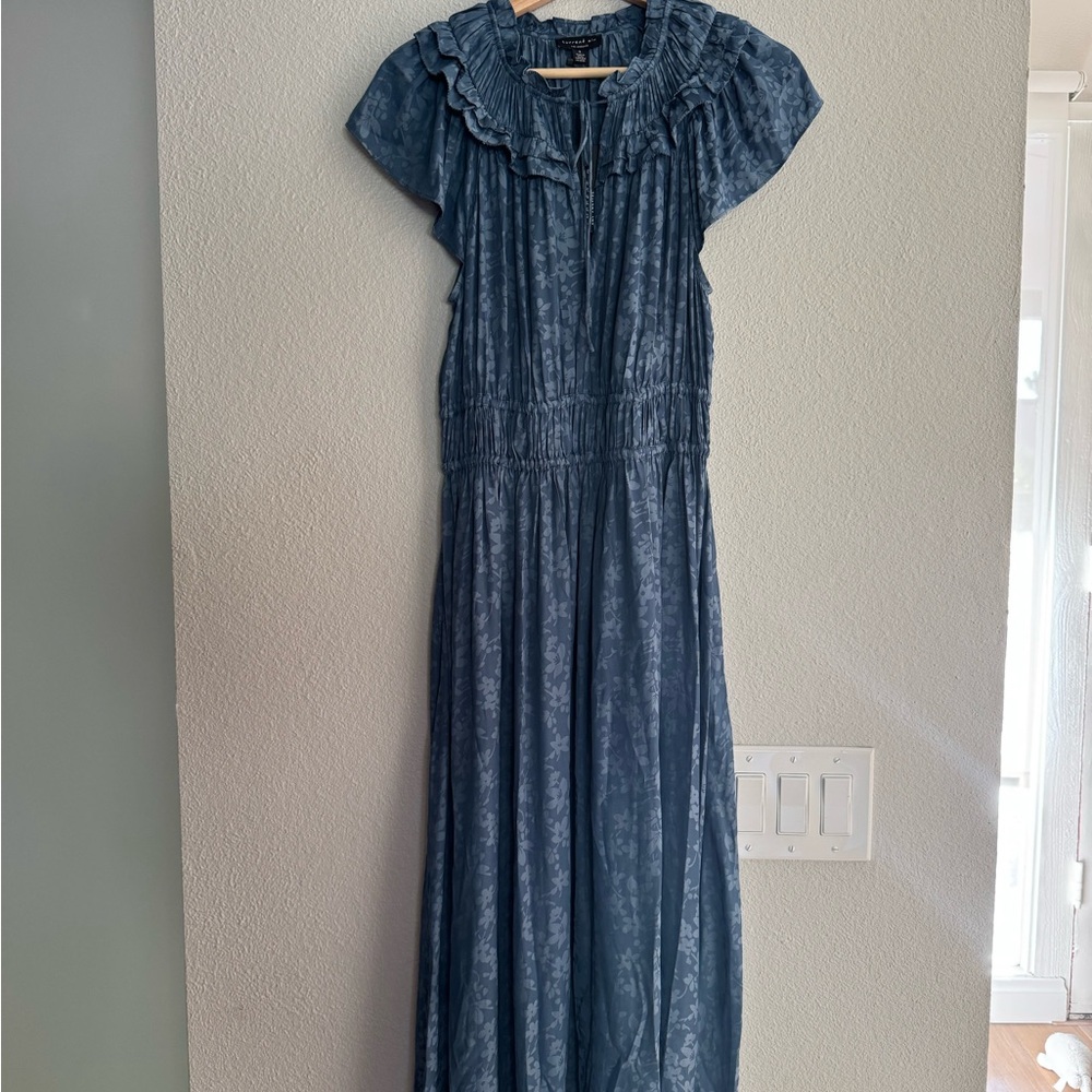 Current Air Floral Blue long Dress